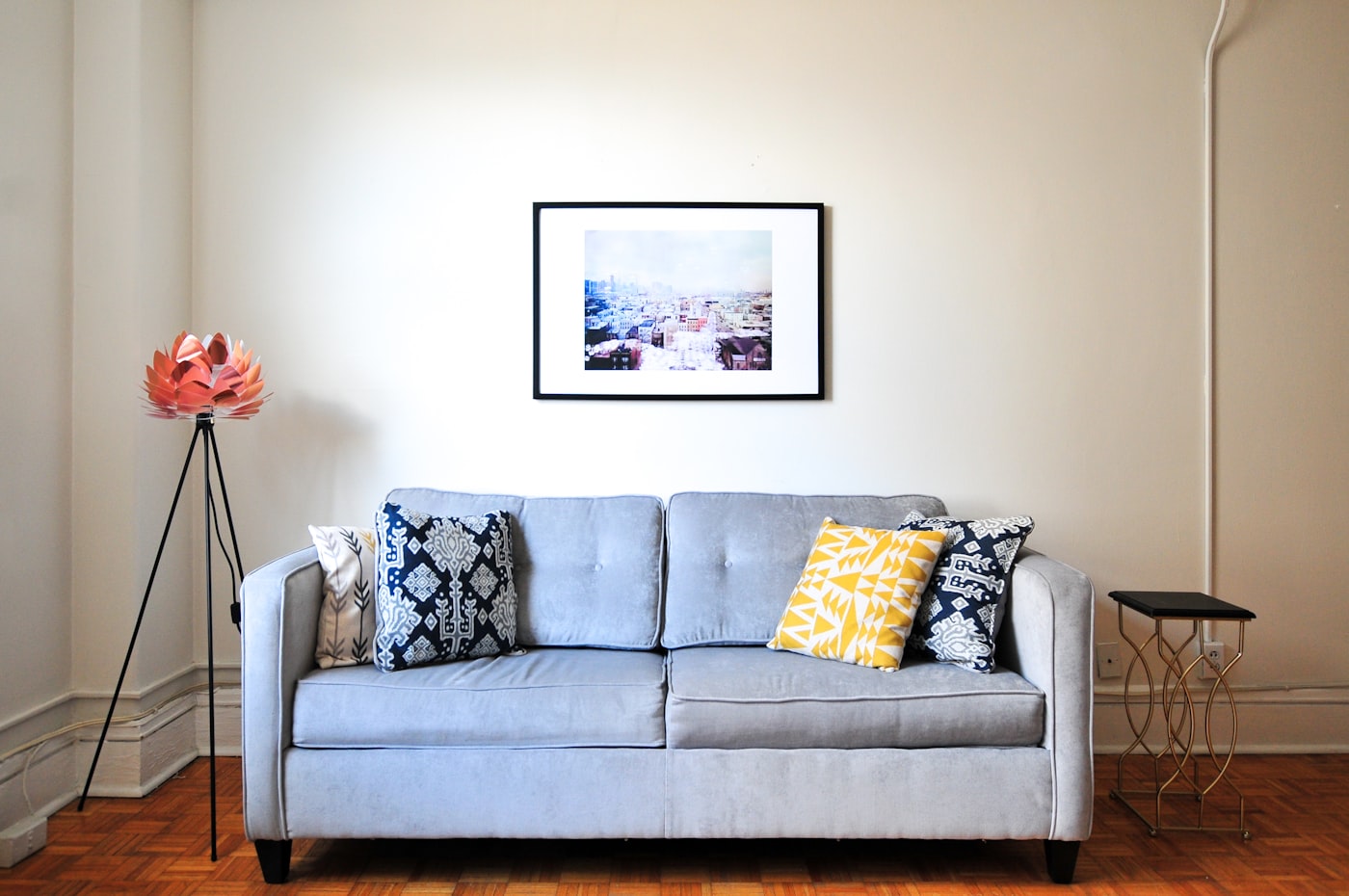 Minimalist interior — a quiet room with soft directional light